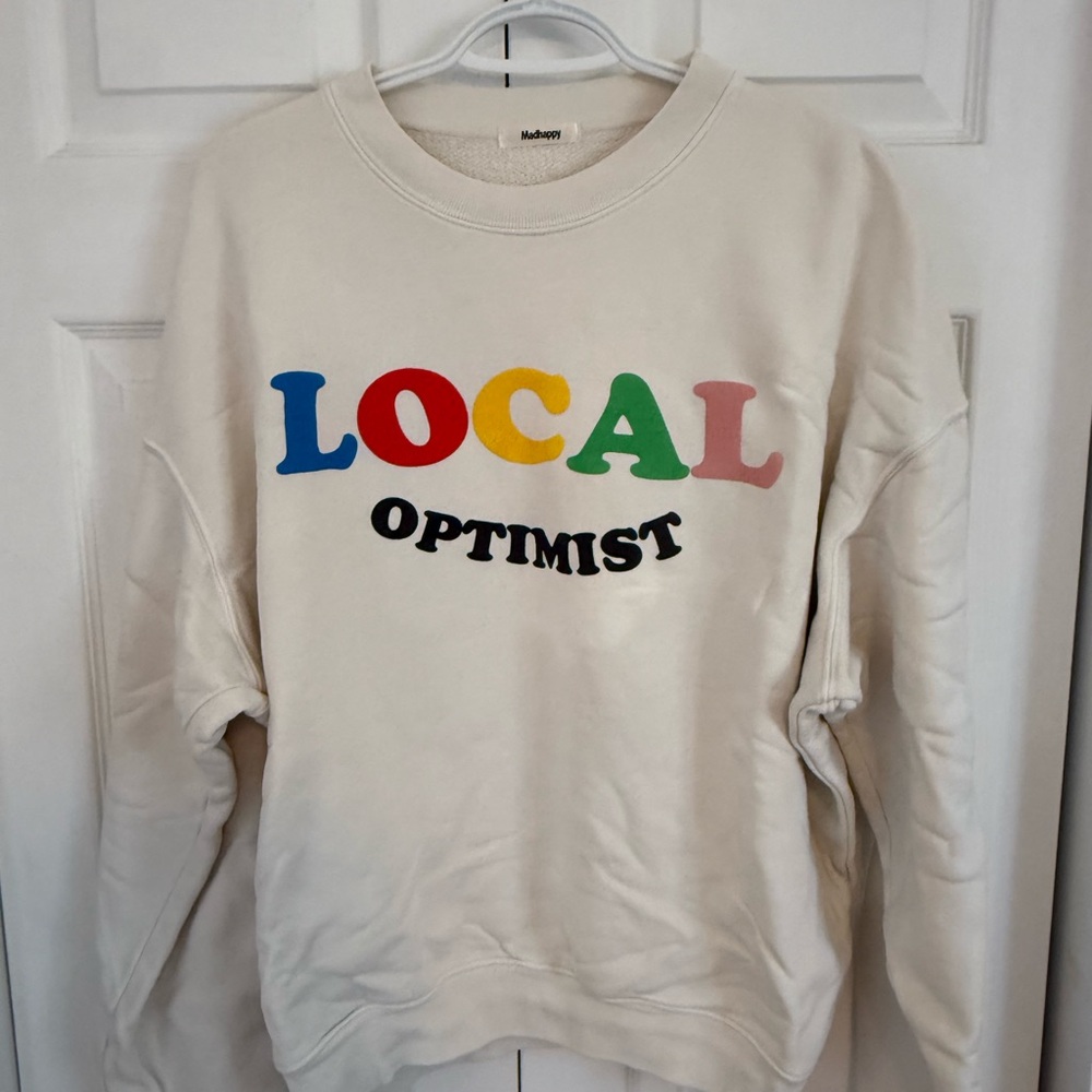 Madhappy Cream Local Optimist Sweater